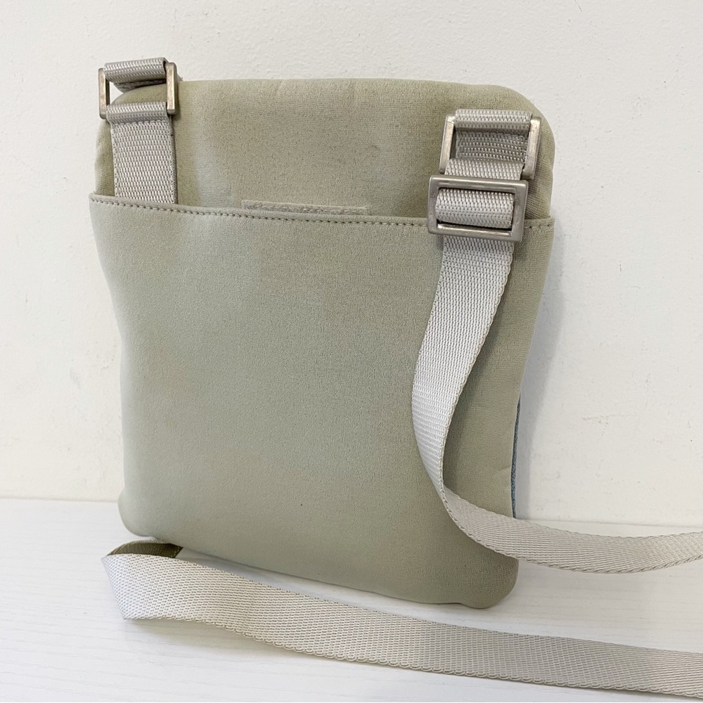 Prada gray and blue neoprene blue mesh small crossbody sport bag - Picture 2 of 9